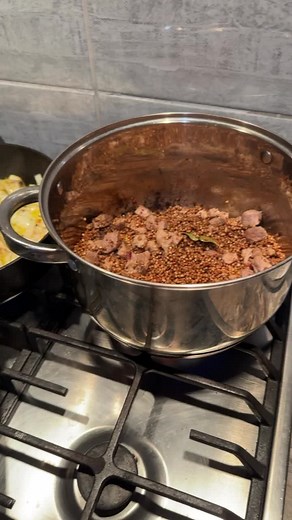 Delicious Lentil and Meat Recipe on the Stove