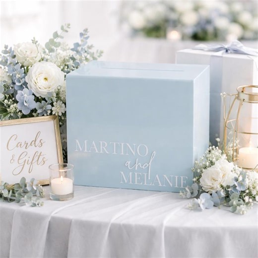 Acrylic Card Box With Lock   Key | Personalized Raised Text Card Box | 3D Pop Out Text | Flat Vinyl Decal | Custom Wedding Decor - Etsy