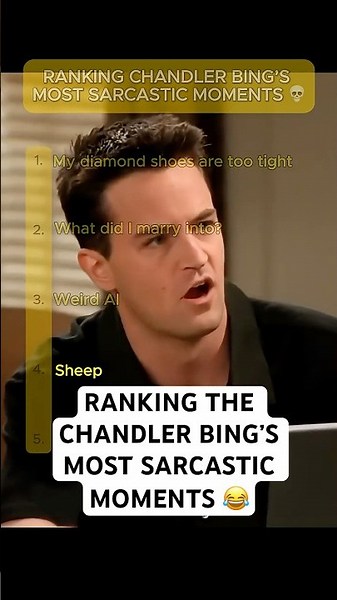 Top 5 Chandler Bing Moments… Could He BE More Sarcastic? 😭