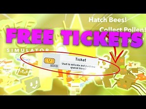 [Roblox] Bee Swarm Simulator: FREE TICKETS GLITCH (How to get FREE TICKETS)