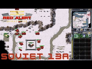 Command & Conquer Red Alert Remastered - Soviet Mission 13A - CAPTURE THE CHRONOSPHERE NORTH (Hard)
