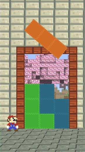 Can Mario Block Bowser? #mario #shortvideo #minecraft #supermario #animation #funny #minecraftshort