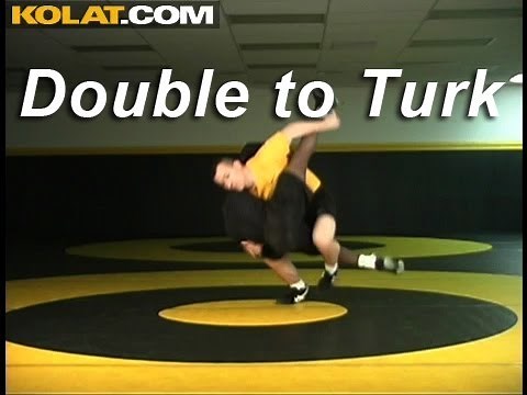 Double Leg to Standing Turk - Cary Kolat Wrestling Moves