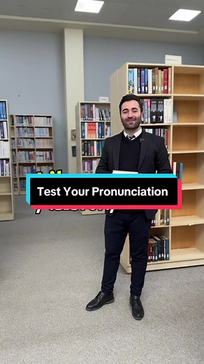 Test your Pronunciation #learnontiktok #foryou #pronunciation #foryou #learnenglish