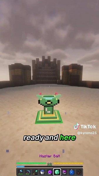 Summoning Rayquaza in Cobblemon Minecraft