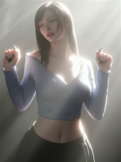 Tifa's Trend Dance 🔥🥰 #tifa #tifalockhart #virtualidol #waifu #aidance