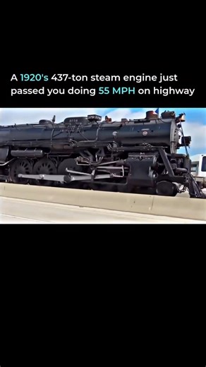 Intalogy™ on Instagram: "This looks impossible - but it’s real. A steam locomotive running parallel to California highway traffic at 55 MPH. This is the Santa Fe 3751, built by Baldwin Locomotive Works. Pure mechanical engineering from nearly 100 years ago keeping pace with modern cars. What you’re watching is old-school technology operating in the modern world. No electronics. No computer controls. No automation. The surreal part? The railway tracks existed first. The 210 Freeway was built arou