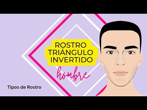 Rostro Triángulo invertido de hombre