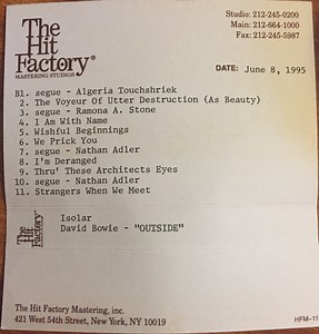 David Bowie - Outside