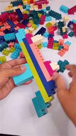 Cara membuat miniatur Pistol dari Lego balok || Satisfying DIY Gun/ Building blocks/Lego block#asmr