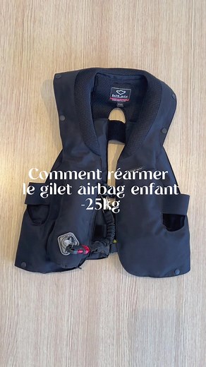 Réarmer votre gilet airbag Hit-Air pour enfant