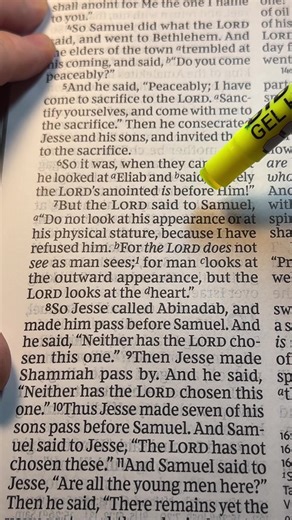 Daily Bible Verse Reflection: 1 Samuel 16:7