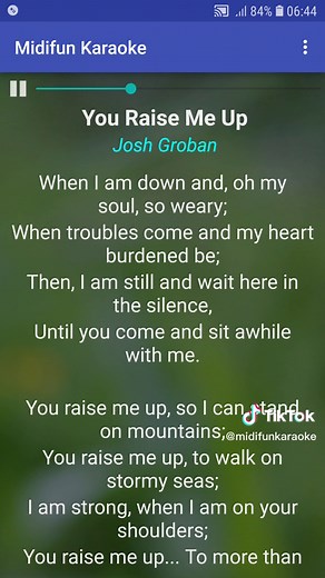 You Raise Me Up Josh Groban Karaoke