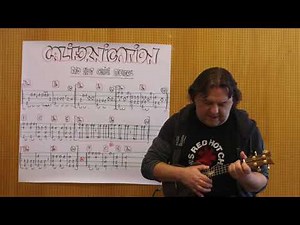 Fingerstyle UKULELE Lesson #183: CALIFORNICATION (Red Hot Chili Peppers)
