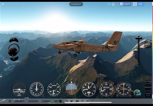 geofs，一款在网页就能玩的联飞