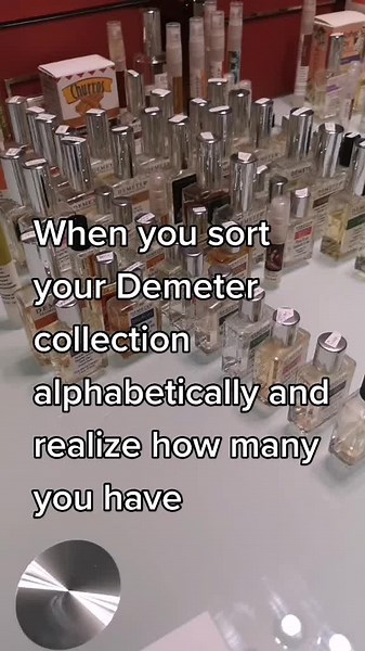 Organiza tu colección Demeter alfabéticamente