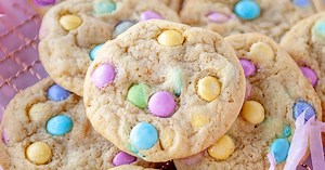 Soft & Chewy M&M Cookies