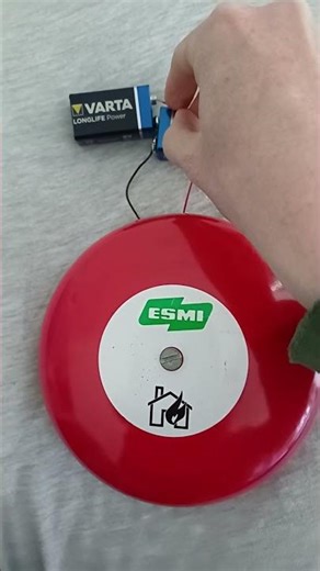 Test of my Esmi Vimpex Fire Bell with 2× 9v Battery - 17.5.2025 (2)