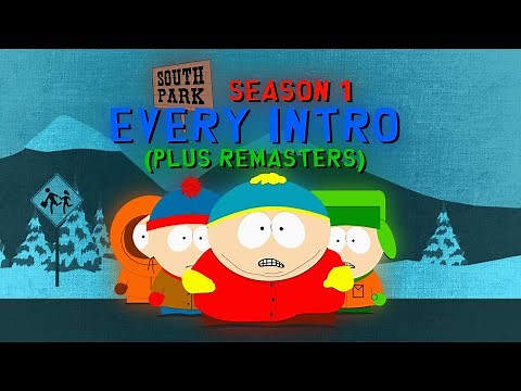 Every South Park Intro from Season 1! (Plus Remasters)