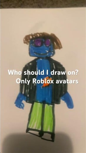 Comment down below👇 so I can draw your Roblox avatars awesome on my paper