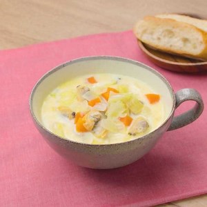 ほっこり温まる！ キャベツのクラムチャウダーのレシピ動画・作り方 | デリッシュキッチン