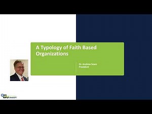 A Typology of Faith Based Organizations