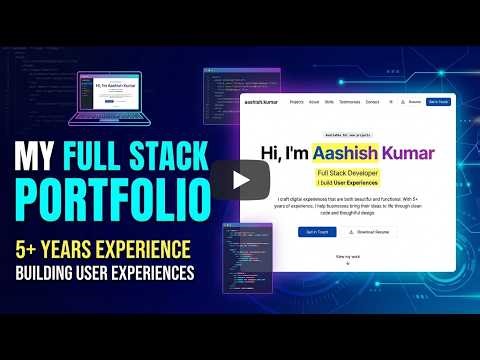 Simple & Clean Developer Portfolio ✨ | Minimal UI