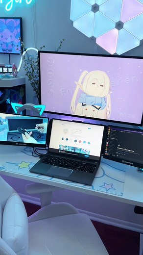 Maxfree S2 14” Triple Monitor for latop! To make your work and study more efficient! #trioscreen #maxfreemonitor #laptopmonitorextender