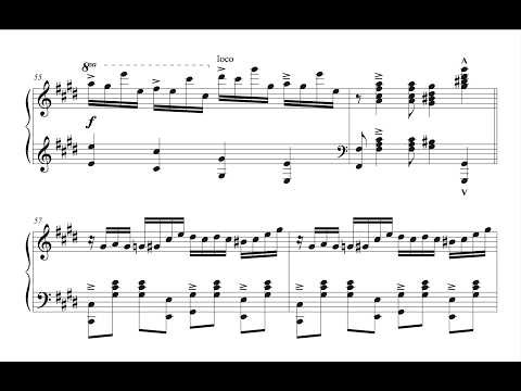 A MUSICAL MASSACRE [VIDEO-SCORE] by Willie Eckstein (1923) - Aaron Robinson, piano