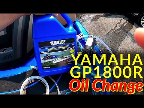 Yamaha GP1800R SVHO Oil Change