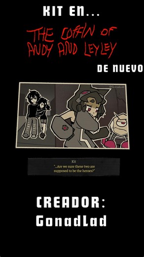 Kit in... The Coffin of Andy and Leyley again..|| mini comic dub || #comic #humor #shorts