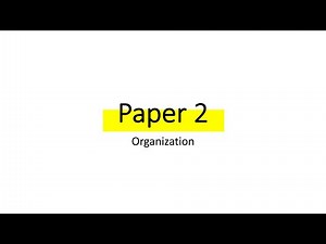 [HKDSE English] Paper 2 Writing Ep09（ORGANIZATION 點高分啲？）