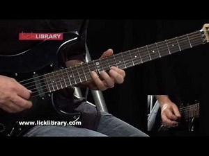 Mr Crowley - Main Guitar Solo - Slow & Close Up - www.licklibrary.com