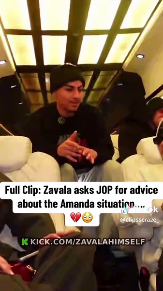 Full Clip: Zavala asks JOP for advice about the Amanda situation…💔😳 #a#amandaz#zavalafyp #jop