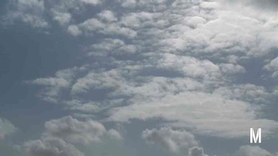 Time lapse of grey clouds passing on sunny day