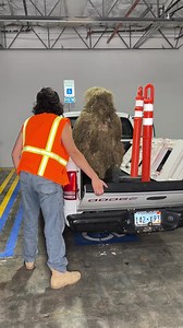 Furious construction worker has a tantrum for parking wrong! | What Just Happened