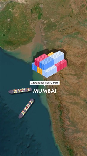India's 5 Biggest Ports Explained in 60 Seconds!🔥