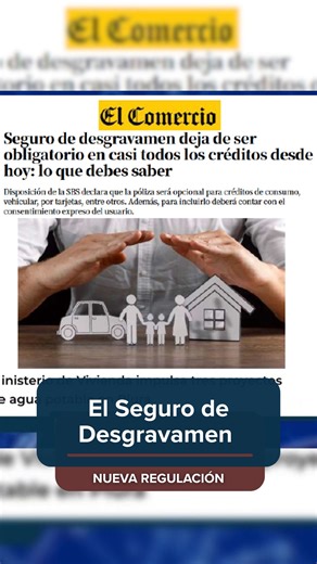 💡 ¿Sabes qué es el seguro de desgravamen y cómo te protege? Con los últimos cambios de la SBS, ya no es obligatorio para todos los créditos, solo para los hipotecarios. Descubre cómo esto afecta a los deudores, herederos y el mercado crediticio. 🏦⚡ Dirección de #AlfredoLozada y #CODIP #SeguroDeDesgravamen #Banca #CreditoHipotecario #FinanzasPeru #Peru | Confederación de Desarrolladores Inmobiliarios del Perú - CODIP