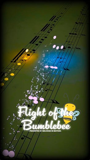 🎵 Flight of the Bumblebee — Nikolai Rimsky-Korsakov Flight of the Bumblebee was written as an orchestral interlude for The Tale of Tsar Saltan. Its rapid motion was designed to illustrate transformation and movement, later becoming a benchmark for technical endurance across instruments. #SheetMusic #Piano #ClassicalMusic #Virtuoso #Instrumental | Melodies in Motion