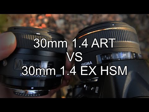 'SIGMA 30mm 1.4 Art' VS '30mm 1.4 EX DC HSM'