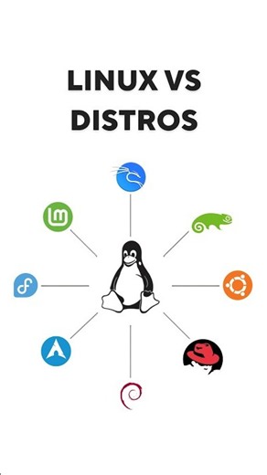 Why Are There 600+ “Linux” Operating Systems? 🤔 #Linux #LinuxKernel #LinuxDistro #Programming #Tech