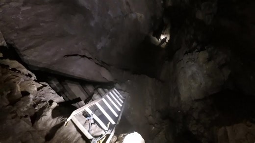 A gold mine so deep its lower levels are completely underwater