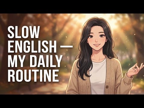 Morning Routine English | Slow Spoken for Beginners