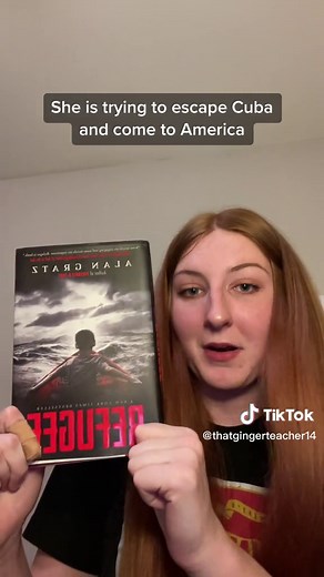 New series called “Book of the Week”! This week: “Refugee” by Alan Gratz! Give it a read! #teacher #student #foryou #booktok #teachersoftiktok #educationstudent #fyp #futureeducator #books #teach #teachertok #Inverted