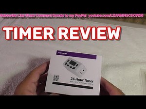 Digital Timer Outlet 24 Hour ON/Off LCD Display, Plug-in Outlet Timer by Fosmon REVIEW