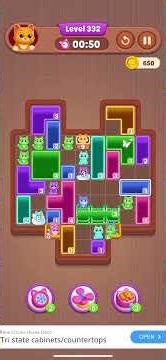 Catdom: Color Hole – Level 332 Walkthrough 🐱🟢🕳️✨