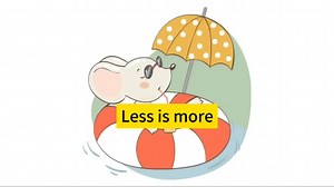 Less is more ，今天通过学习哲理来理解性记忆吧