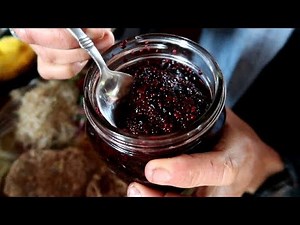 BLUEBERRY JAM~ NO SUGAR~ NO PECTIN~NO COOK!