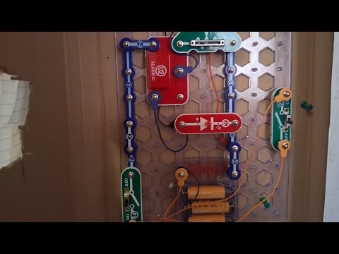 Snap circuits fire alarm panel tutorial