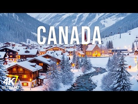 Winter in CANADA 4K UHD | Frosty Rockies, Silent Forests, Sparkling Lakes & Magical Banff Views